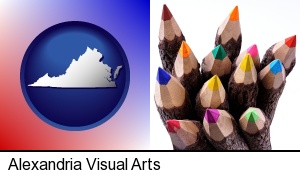 Alexandria, Virginia - colored pencils