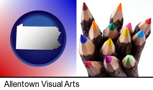Allentown, Pennsylvania - colored pencils