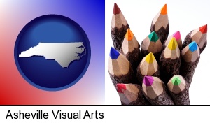 Asheville, North Carolina - colored pencils