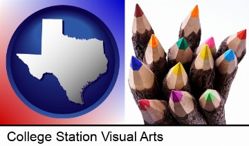 colored pencils in College Station, TX
