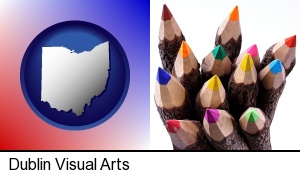Dublin, Ohio - colored pencils