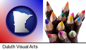 Duluth, Minnesota - colored pencils