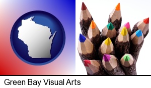 Green Bay, Wisconsin - colored pencils