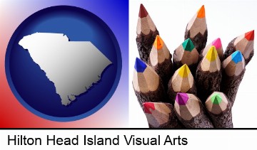 colored pencils in Hilton Head Island, SC
