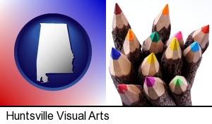 Huntsville, Alabama - colored pencils