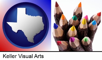 colored pencils in Keller, TX