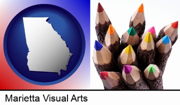 colored pencils in Marietta, GA