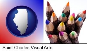 colored pencils in Saint Charles, IL