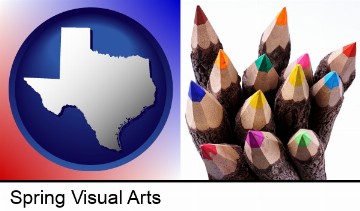 colored pencils in Spring, TX