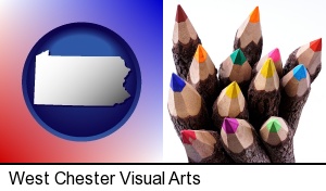 West Chester, Pennsylvania - colored pencils