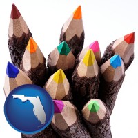 colored pencils - with FL icon
