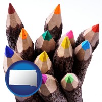 south-dakota colored pencils