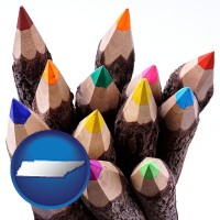 colored pencils - with TN icon