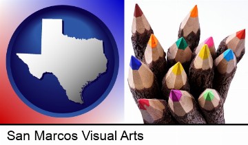 colored pencils in San Marcos, TX