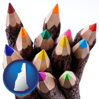 colored pencils - with NH icon